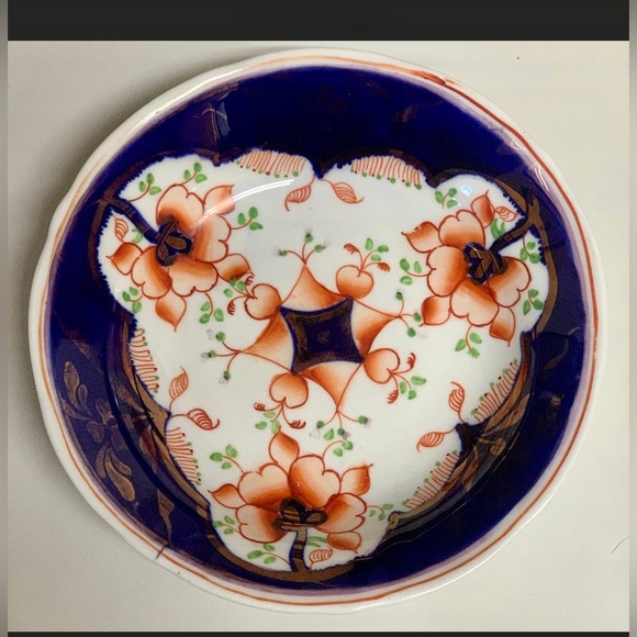 Eary 19th Century Gaudy Welsh Pink Lustre Double Square Pattern Cup & Saucer - Picture 7 of 10